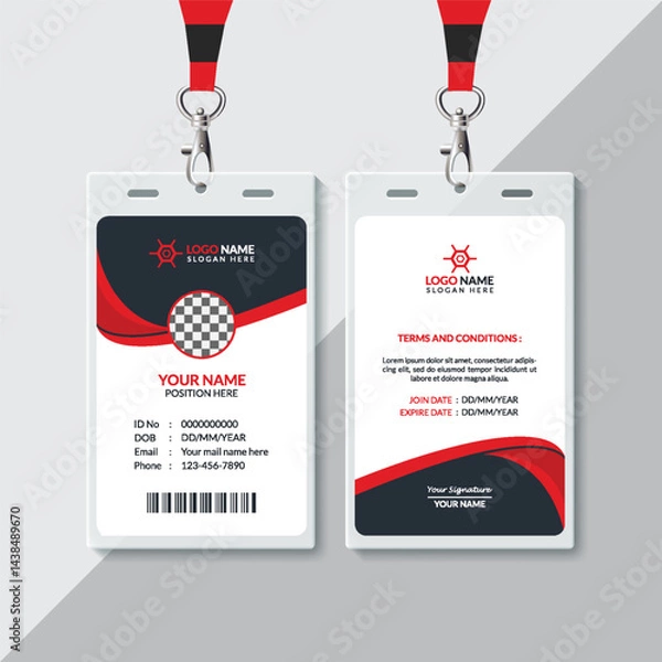 Obraz Professional Employee ID Card Design