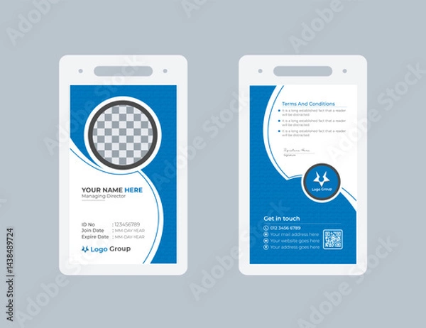 Obraz Professional Employee ID Card Design