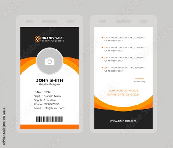 Obraz Professional Employee ID Card Design