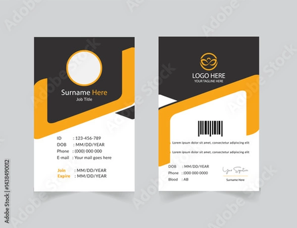 Obraz Professional Employee ID Card Design