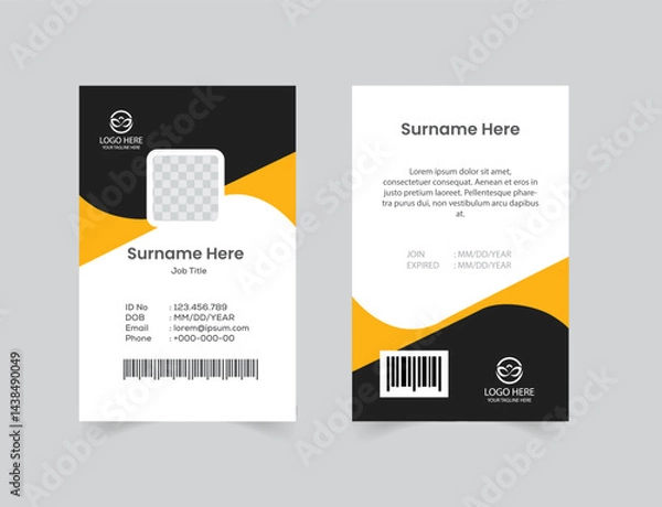 Obraz Professional Employee ID Card Design