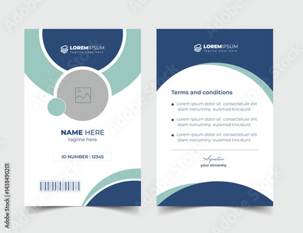 Obraz Professional Employee ID Card Design
