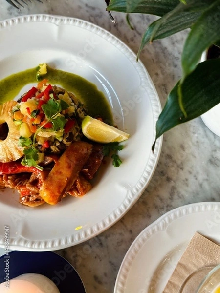 Obraz caribbean Feast in a table