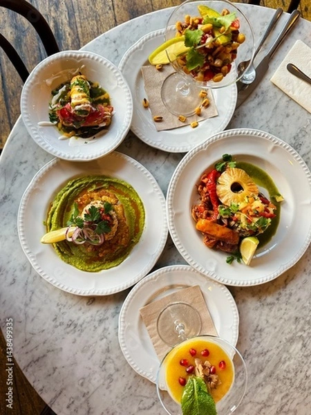 Obraz caribbean Feast in a table