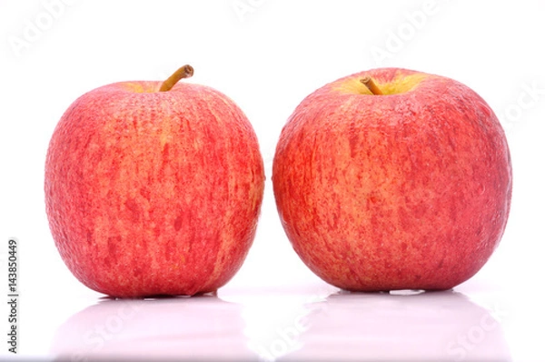 Obraz apple on white background