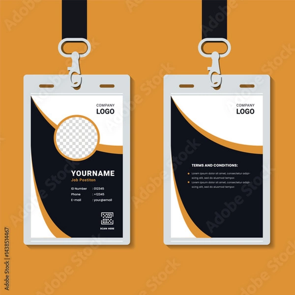 Obraz Modern  ID Card Template