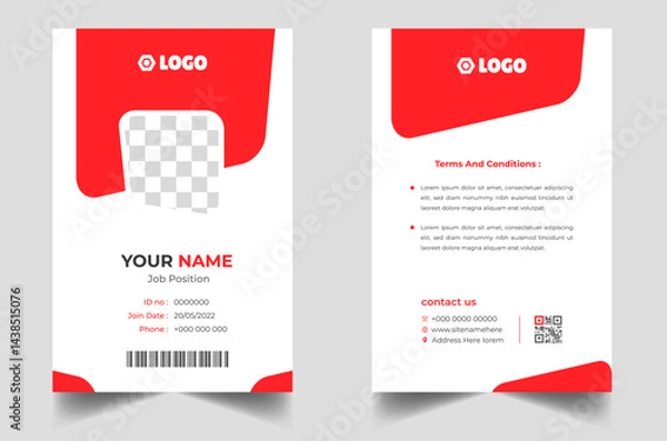 Obraz Modern  ID Card Template