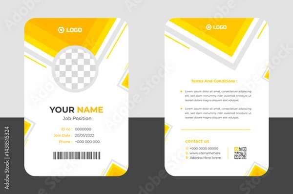 Obraz Modern  ID Card Template