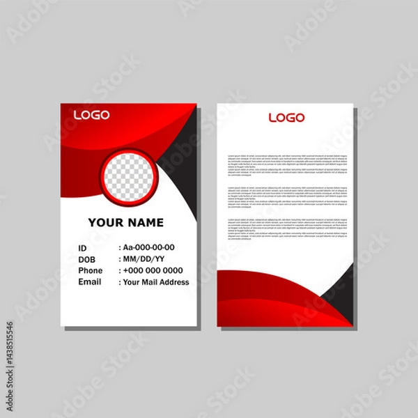 Obraz Modern  ID Card Template