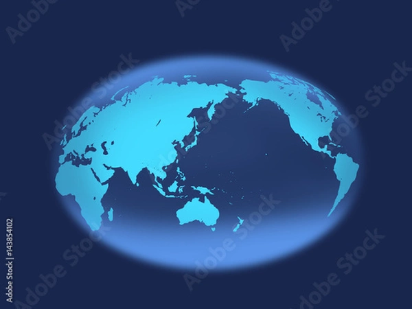 Fototapeta 地球儀　地球　世界地図　地図