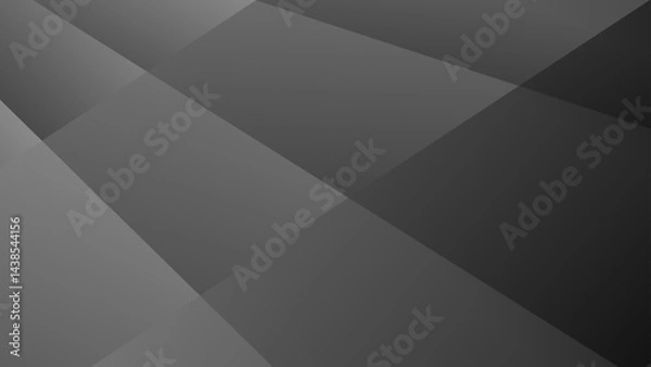 Fototapeta An abstract gray background. A geometric shapes grey texture.  