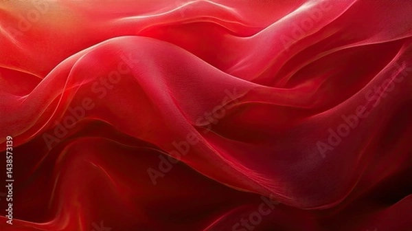 Obraz Red background with bold tones and striking textures for holiday themes, romantic designs, and graphic projects.