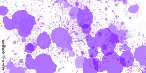 Fototapeta Beautiful and colorful watercolor splatter on white background for cute decoration. Vibrant abstract Pattern Seamless Colorful Bckground for Textile Wallpaper and Graphic Design.