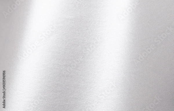 Obraz Silver paper texture with pearlescent gloss, shimmering surface and metallic platinum tones, sleek wavy effect with a modern, minimalistic design, luxurious bright finish and elegant contrast for a.