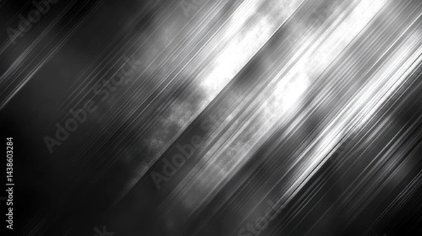Fototapeta A digital speed lines background with futuristic motion effect