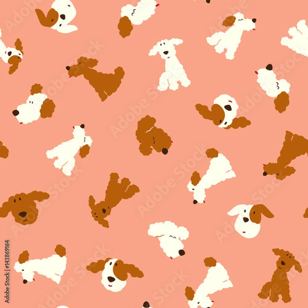 Fototapeta 可愛い犬柄