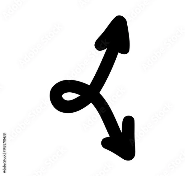 Obraz arrows curve