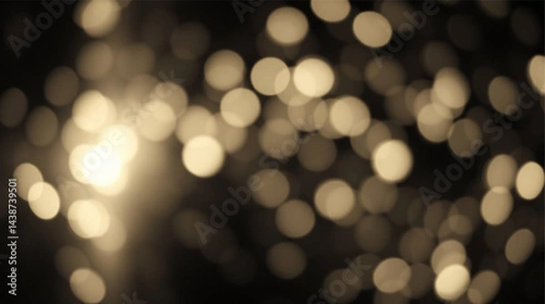 Fototapeta Golden luxury bokeh soft light abstract background, vivid purples, high contrast, sharp subject focus, and a soft background blur