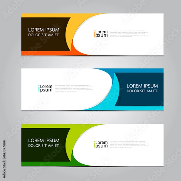 Fototapeta Vector design Banner background.