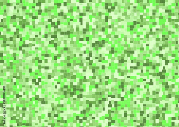 Fototapeta 背景 タイル 小さな四角形模様 同系色