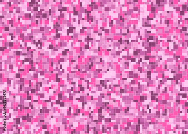 Fototapeta 背景 タイル 小さな四角形模様 同系色