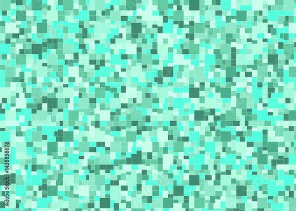 Fototapeta 背景 タイル 小さな四角形模様 同系色