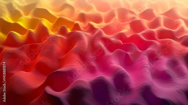 Fototapeta Colorful Abstract Wave Background