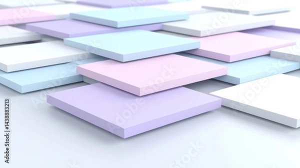 Fototapeta Pastel Geometric Abstract Background