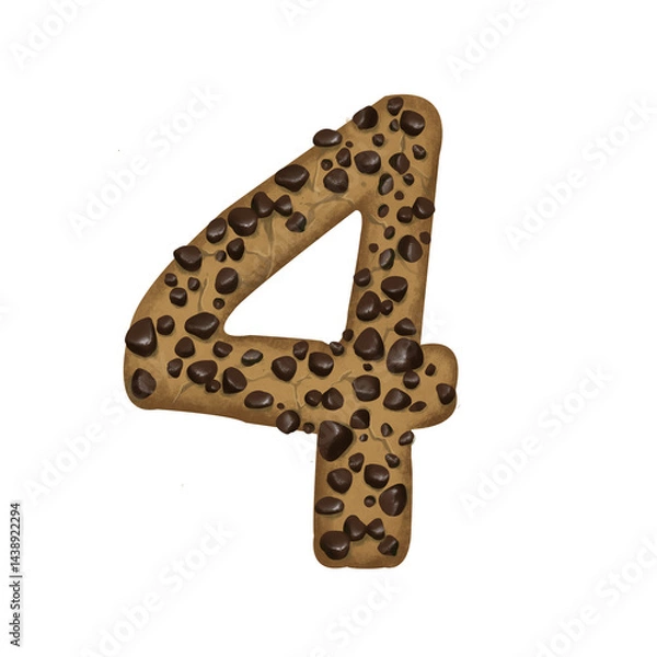 Obraz Sweet Cookies Number 4 with Delicious Dessert Style