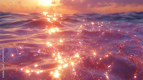 Obraz summer's shimmering surface detail (tele lens),