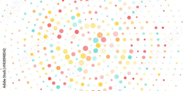 Fototapeta Light BLUE vector layout with circle shapes. Blurred decorative design in abstract style with bubbles. Template for your brand book.