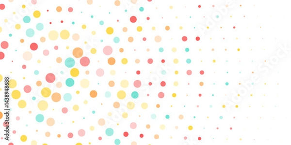 Fototapeta Light BLUE vector layout with circle shapes. Blurred decorative design in abstract style with bubbles. Template for your brand book.