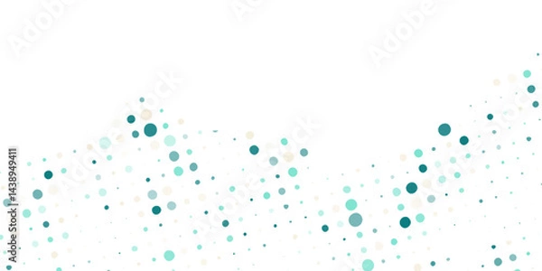Fototapeta Light BLUE vector layout with circle shapes. Blurred decorative design in abstract style with bubbles. Template for your brand book.