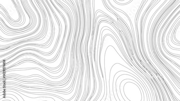 Fototapeta Topographic contour map. similarcartography illustration.  Business concept. Fish Fillet Texture, Salmon fillet texture, fish pattern. paper texture 