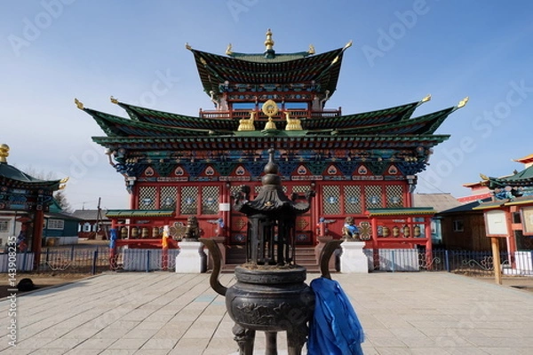 Obraz Республика Бурятия, Иволгинский дацан