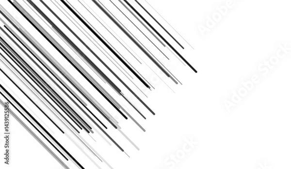 Fototapeta Anime style horizontal speed line background. 