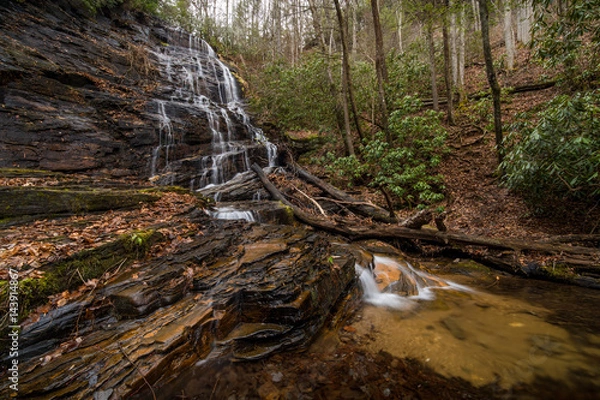 Obraz Rock Layers at Horsetrough Falls