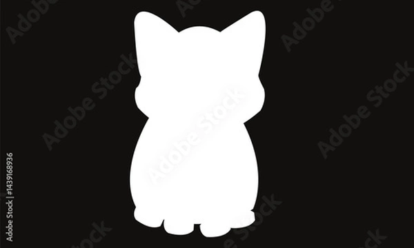 Obraz Cat emoji icon vector image.
