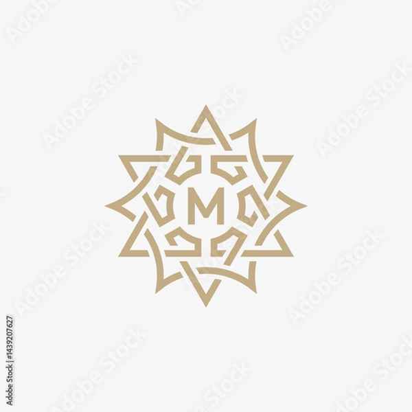 Obraz Ornate monogram design