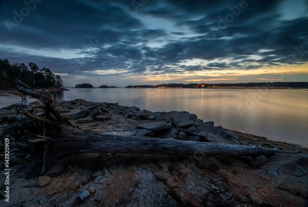 Obraz Evening Shore at Mountain View Park