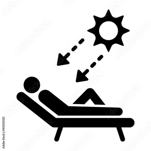 Obraz Sunbathing Icon