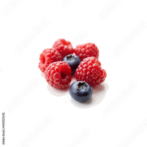 Fototapeta Fresh berries vector image in 3D