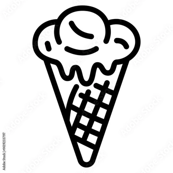 Obraz Ice Cream Icon