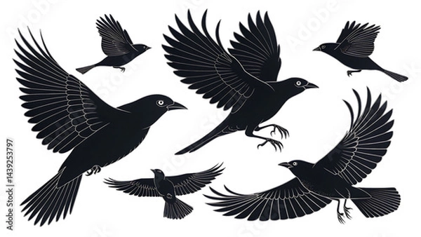 Obraz bird vector illustration