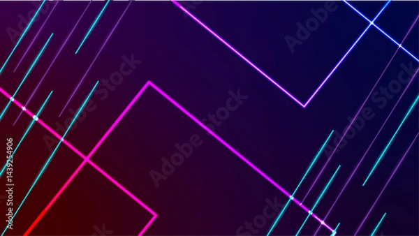 Fototapeta Abstract geometric business card template