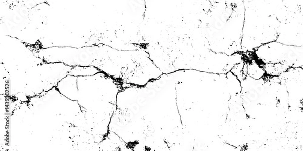 Fototapeta Black ink splatter texture overlay high resolution grunge spray paint on transparent background.