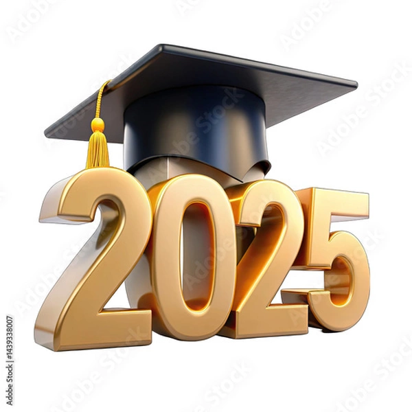 Obraz graduation cap on 2025