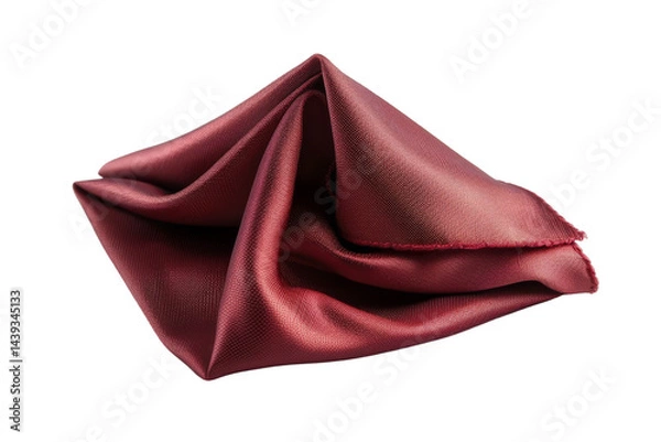 Fototapeta Quality Silk Accessory Display Isolated On White Background.