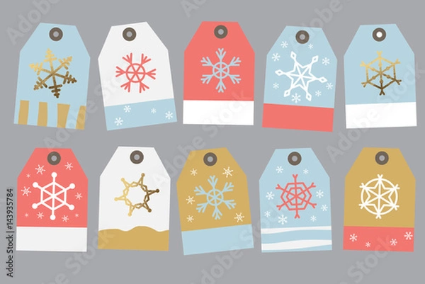 Obraz Collection tag on the gift