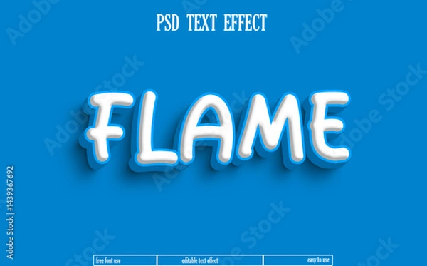 Fototapeta Text effect design.